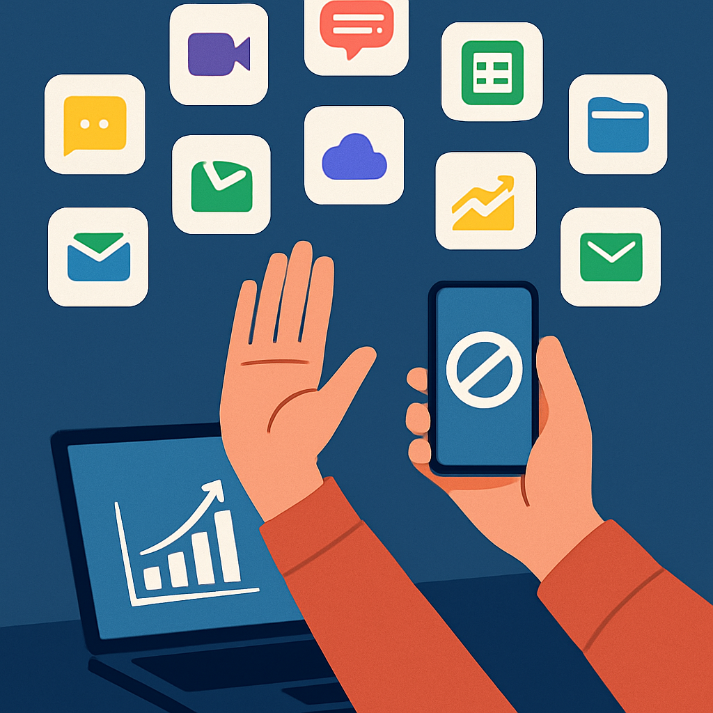 End App Overload: How to Stop Switching Between 10 Apps and Boost Your ...