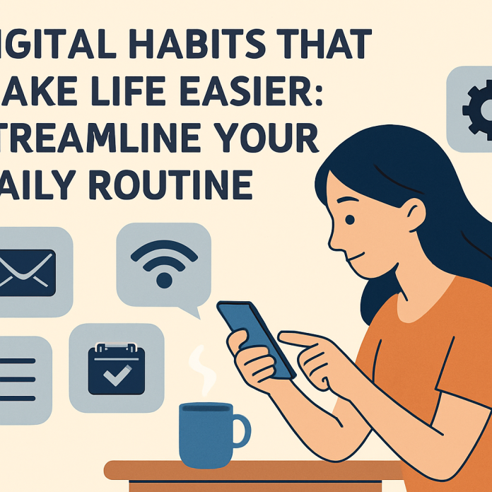Digital Habits That Make Life Easier: Streamline Your Daily Routine ...