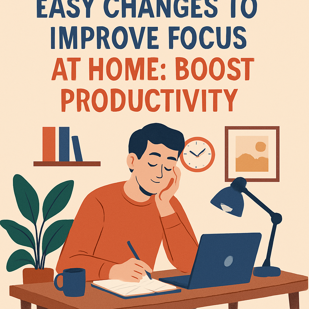 Easy Changes To Improve Focus At Home Boost Productivity Mavigadget