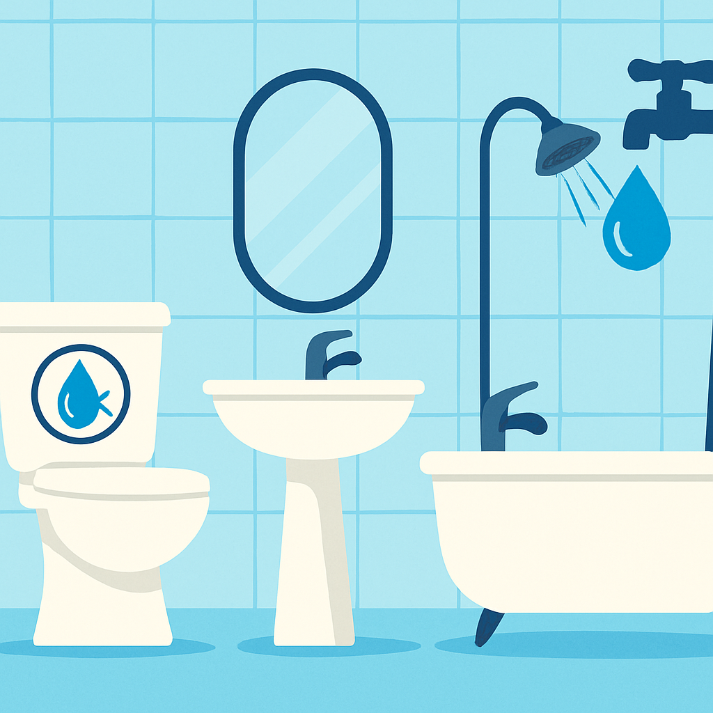 Picture of Your Easy Guide to a Water-Saving Bathroom: Cut Waste & Lower Bills ...